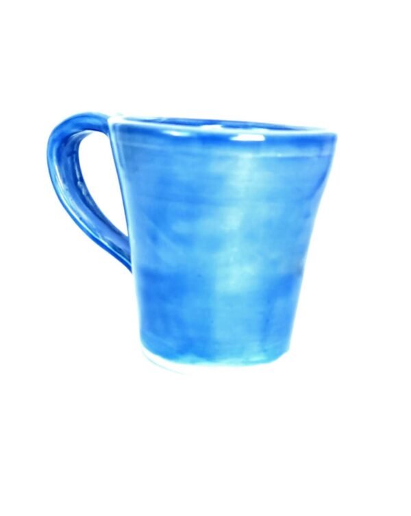 Handcrafted Blue Mug – 12oz Stoneware | Food, Dishwasher & Microwave Safe - Image 9