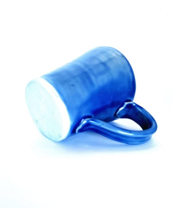 Handcrafted Blue Mug – 12oz Stoneware | Food, Dishwasher & Microwave Safe - Image 5