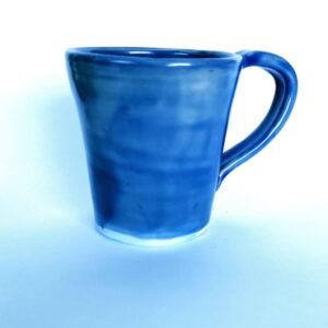 Handcrafted Blue Mug – 12oz Stoneware | Food, Dishwasher & Microwave Safe