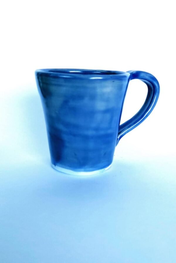 Handcrafted Blue Mug – 12oz Stoneware | Food, Dishwasher & Microwave Safe