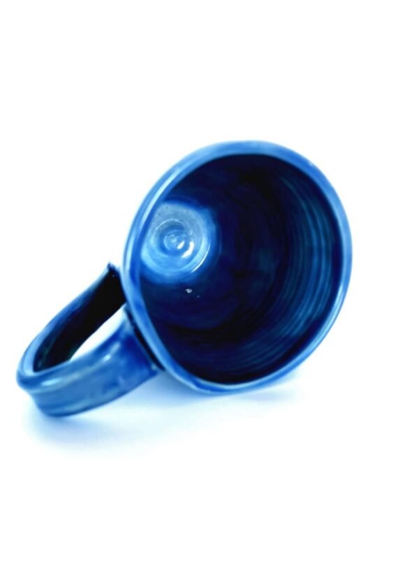 Handcrafted Blue Mug – 12oz Stoneware | Food, Dishwasher & Microwave Safe - Image 4