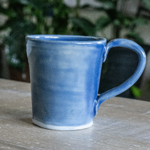 Handcrafted Blue Mug – 12oz Stoneware | Food, Dishwasher & Microwave Safe